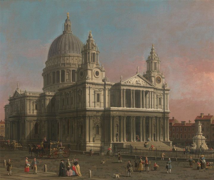 Canaletto~St. Paul's Cathedral - Old master image