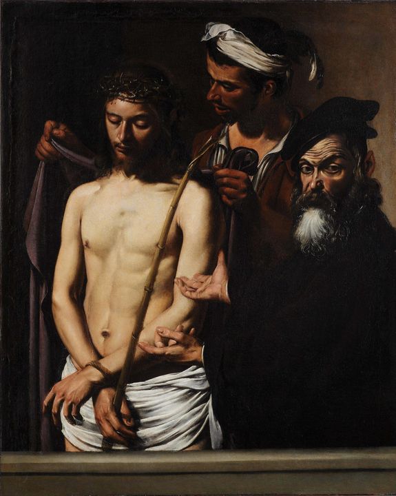 Caravaggio~Ecce Homo - Old master image