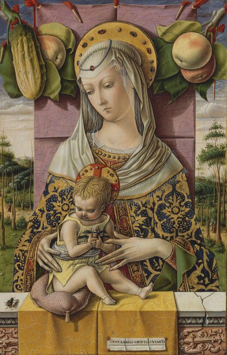 Carlo Crivelli~Madonna and Child - Old master image