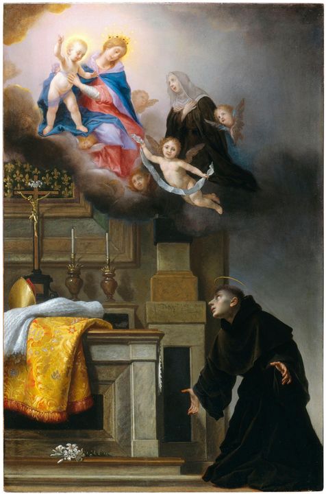 Carlo Dolci~The Vision of Saint Loui - Old master image