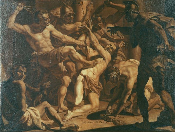 Carlo Prinetti~Flagellation of Chris - Old master image