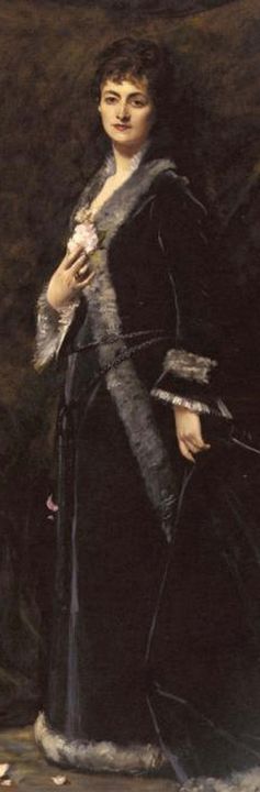 Carolus-Duran~Oil painting of Helena - Old master image