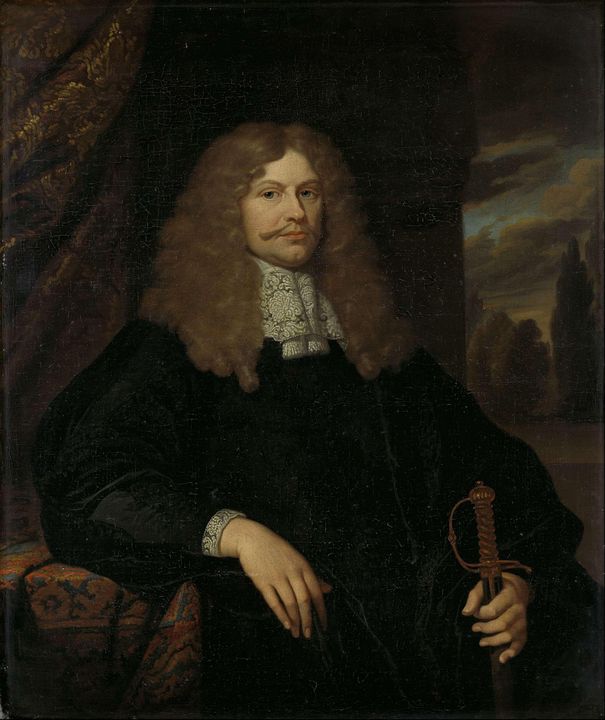Caspar Netscher~Portrait of Cornelis - Old master image