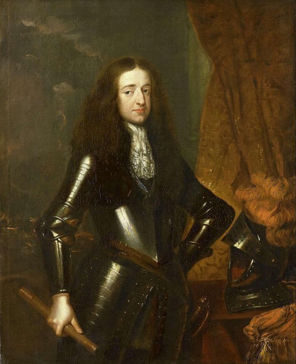 Caspar Netscher~Portrait of Willem I - Old master image