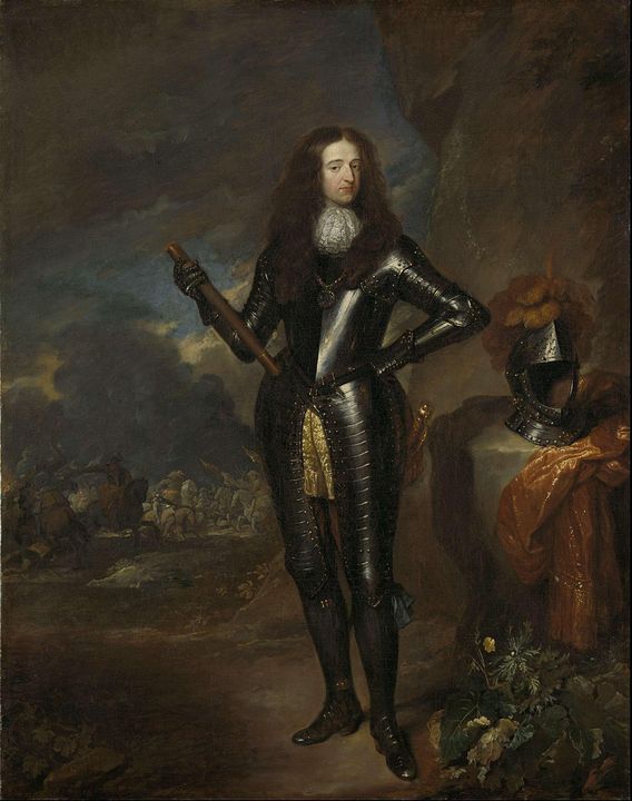 Caspar Netscher~Portrait of William - Old master image