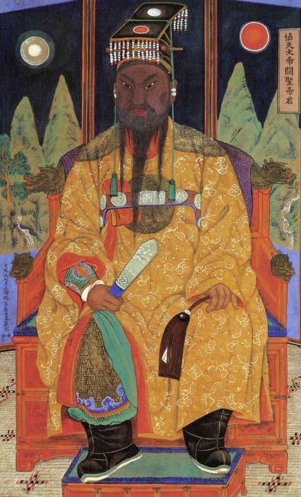 Chae Yong-sin~Portrait of Guan Yu - Old master image