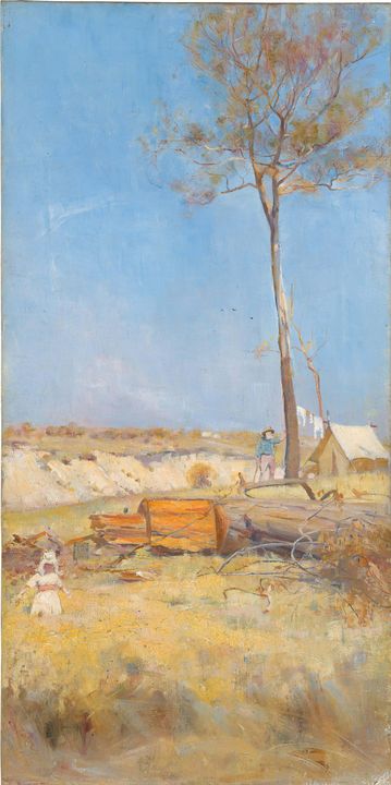 Charles Conder~Under a southern sun - Old master image
