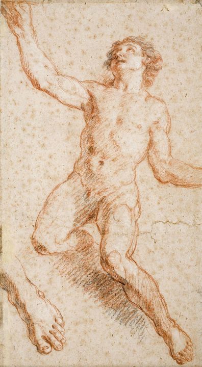 Charles de La Fosse~Study for Saint - Old master image