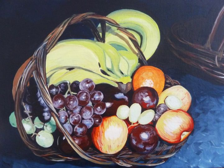 Fruit Basket - Emily Seale Art - Paintings & Prints, Food & Beverage 