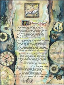If by Rudyard Kipling - Calligraphy. - FanitsaArt