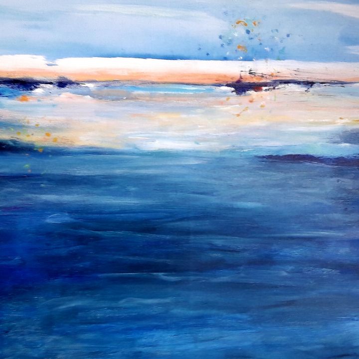 'Arctic Shoreline' - Aase Lind Art - Paintings & Prints, Landscapes ...