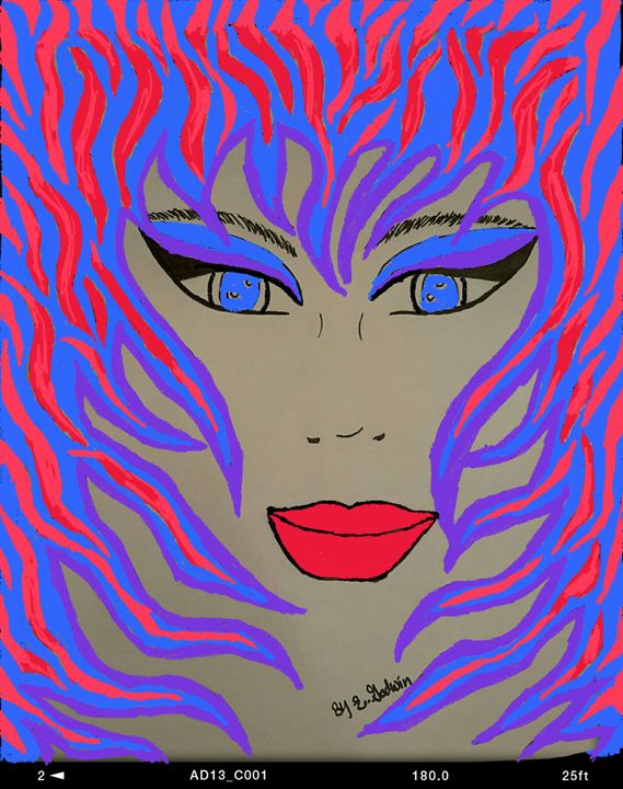 Lady Beauty in Vivid Color - Godwin Gallery