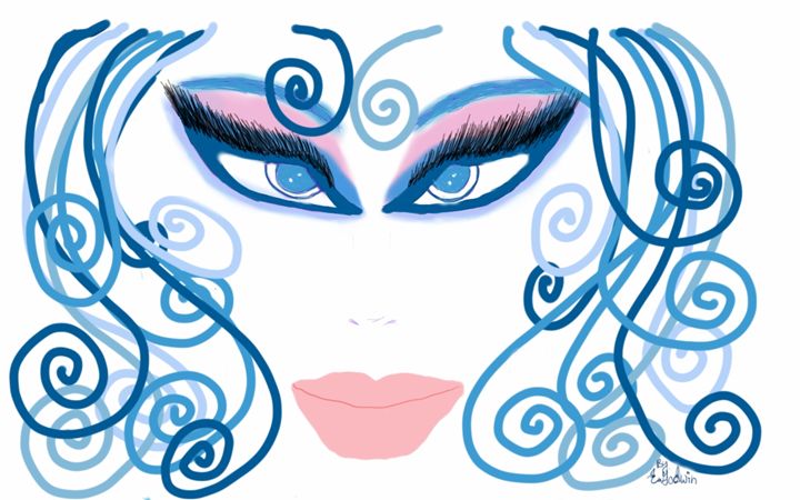 Lady Blue - Godwin Gallery