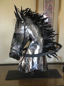 Knight in Shining Armor - Original Metal Sculptures by Gary