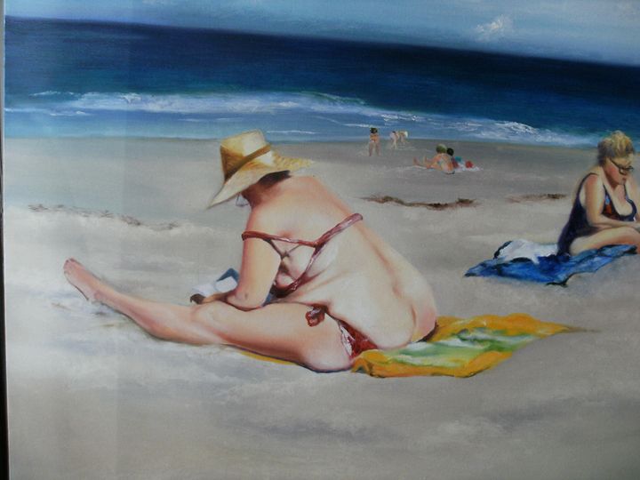 Beach Babe 1 - Academy of Fine Art & Studio