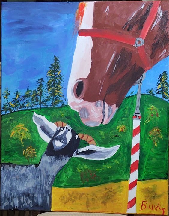Penny and Gizmo - Homemade Arts by Bill Ludwig