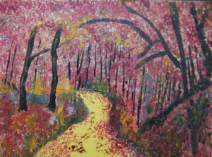 Autumn Walk - Homemade Arts by Bill Ludwig