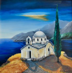 Church By The Sea - P.Stefanou Art Creations