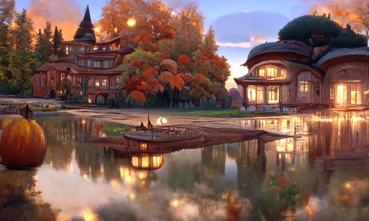 Autumn 7 - EQY - Digital Art, Buildings & Architecture, Landmarks