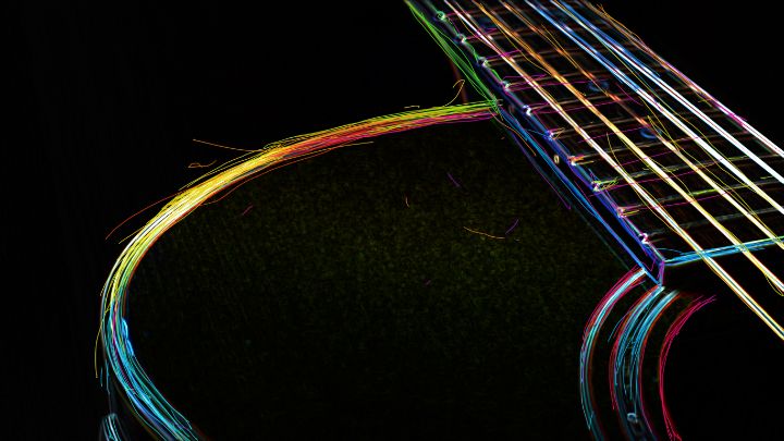 guitar neon 00150 - ArtBrush