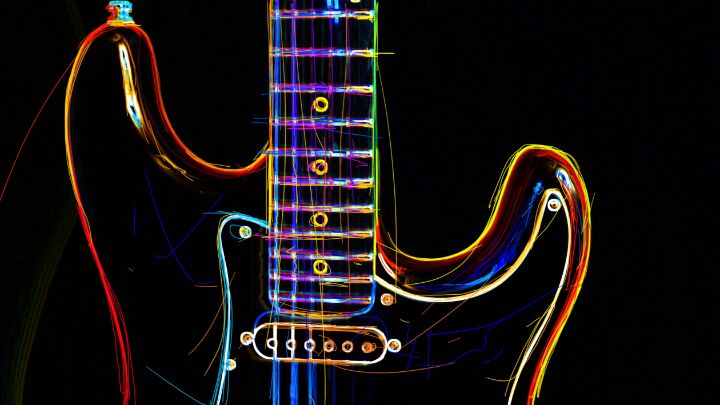 guitar neon 01689 - ArtBrush
