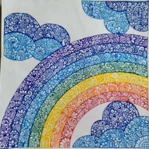 Rainbow Doodling