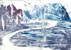 Icy landscape