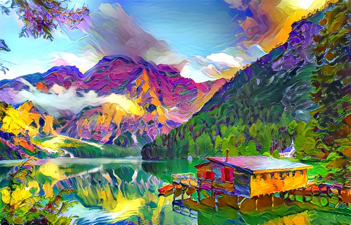 Lake House - Alphazero - Digital Art, Landscapes & Nature, Lakes ...