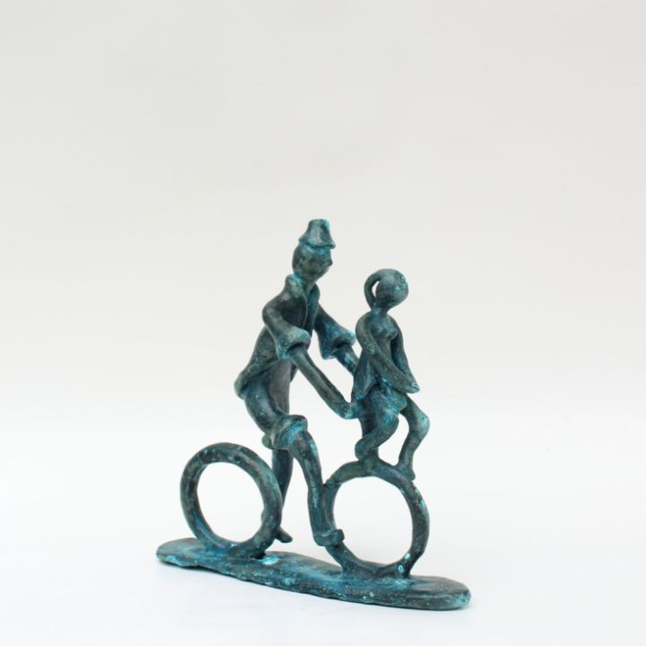 Cycliste (n°316) - Didier Fournier - Sculptures & Carvings, People ...