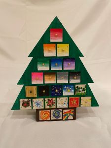 Christmas Tree Advent Calendar - Naomi's Art Cafe