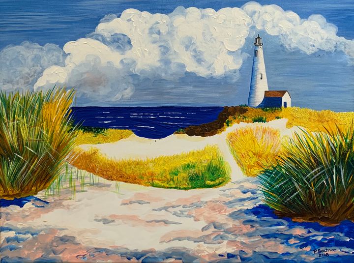 Ocean View Beatrice Paintings Prints Landscapes Nature