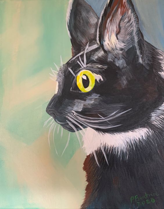 Kitten Face - Beatrice - Paintings & Prints, Animals, Birds, & Fish 