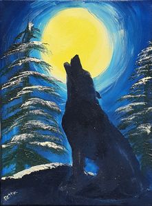 Artistic Watecolor Wolf Painting Set - CreativeModernArt - Paintings &  Prints, Animals, Birds, & Fish, Wolves - ArtPal