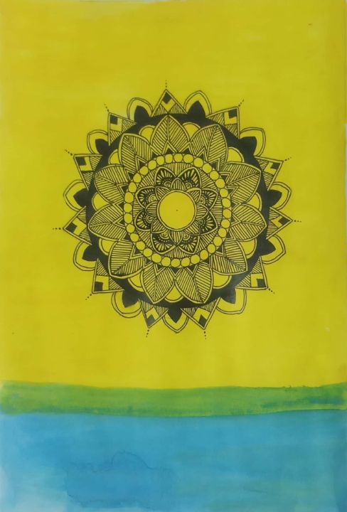 Mandala flower art - Ramyasree