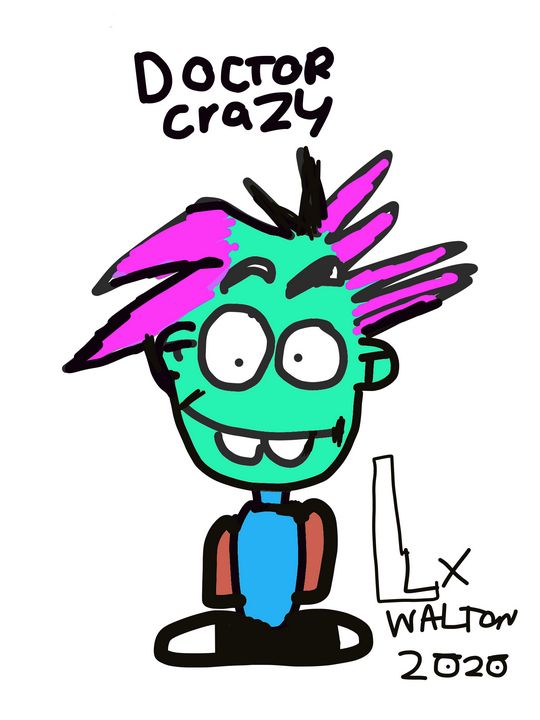 Doctor Crazy - Cartoon characters - Digital Art, Childrens Art, Other