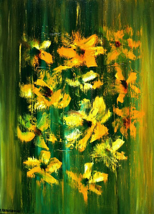 Yellow Flowers - Dimitra Papageorgiou