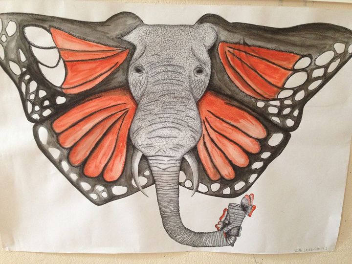 Imaginary Animal - Illustrations - Drawings & Illustration, Animals, Birds,  & Fish, Elephants - ArtPal