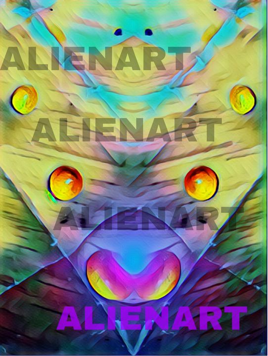 First Digital AlienArt Piece - AlienArt - Digital Art & AI, Astronomy ...