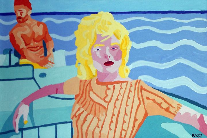 Woman on Boat - Randall Steinke