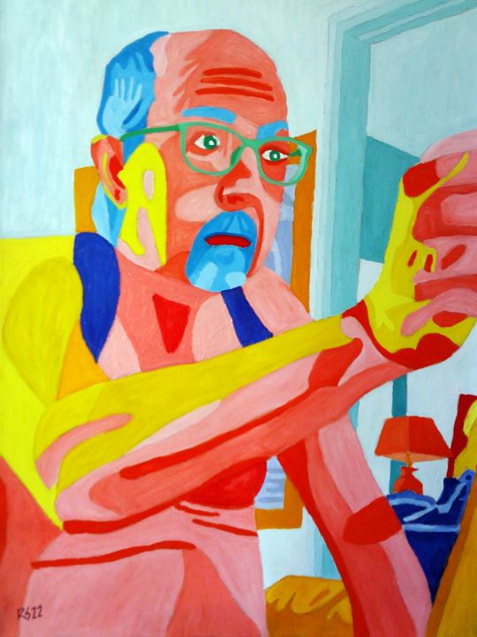 Self Portrait Painting - Randall Steinke