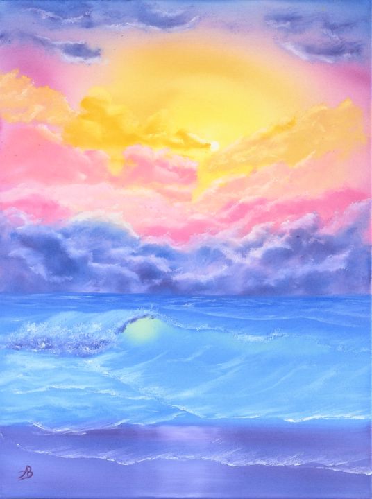 Pastel Seascape - Anthony Berger