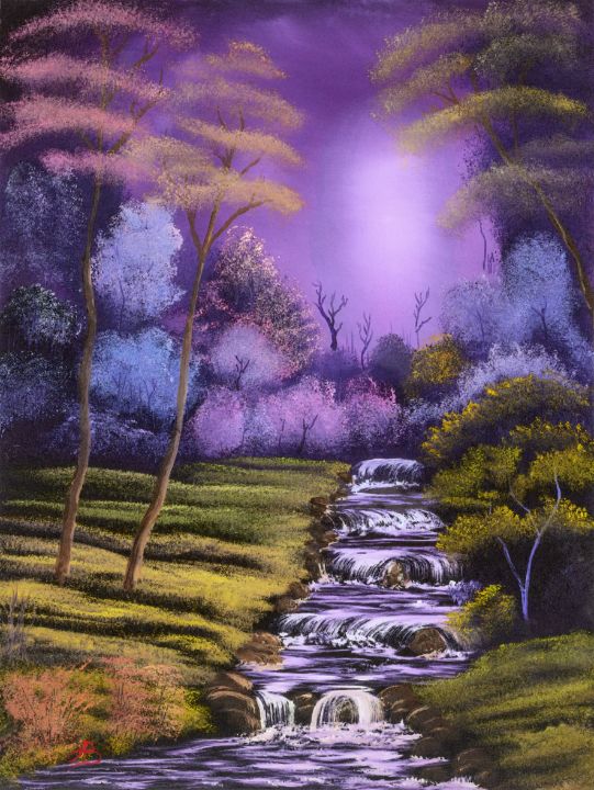 Purple Stream - Anthony Berger