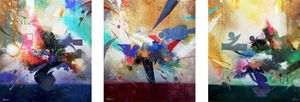 Flight.(triptych).105X285.k.y.b.2016