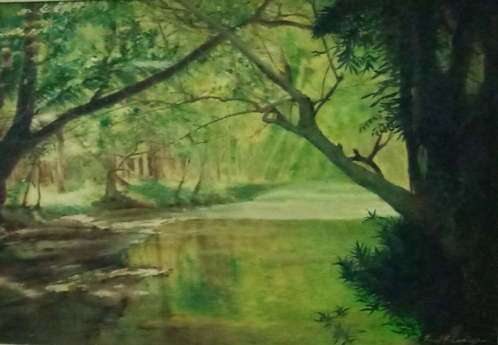 Nature Painting - Real Art - Paintings & Prints, Landscapes & Nature, Other  Landscapes & Nature - ArtPal
