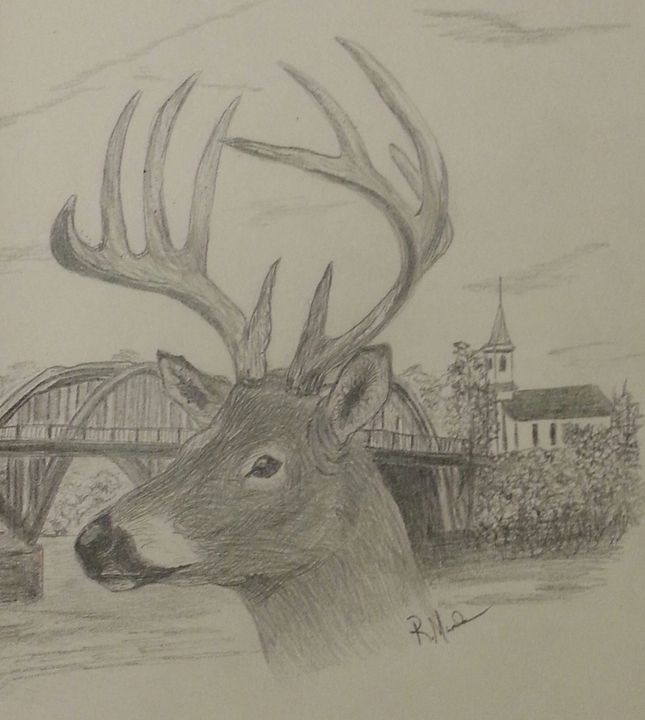 Untitled Deer - Randy Maske Artist