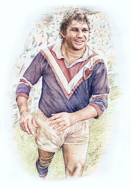 Arthur Beetson - Rugby League Legend - Wally's Art World