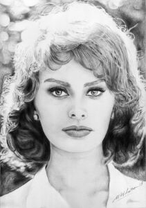 Sophia Loren - Wally's Art World
