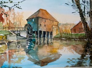 Twente, water mill - Patty68art