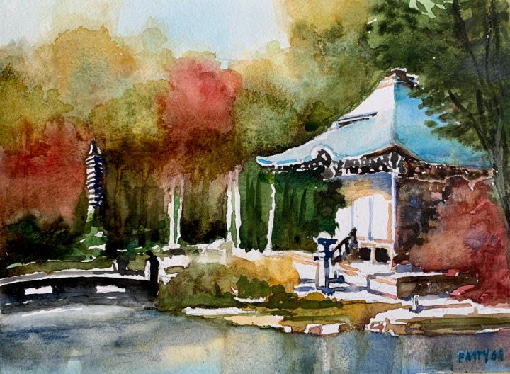 Buy Gazebos, Gardens, Landscapes & Nature, Paintings & Prints at ArtPal