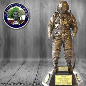 Siebe Gorman Standard Diver Statue - Bronze Diver Fine Art